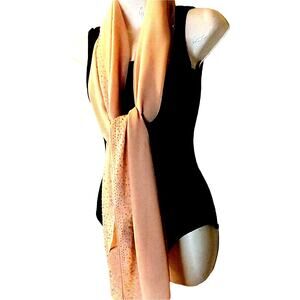Amiee Lynn STUDIO NYC Scarf Women's One Size Pink Rhinestone